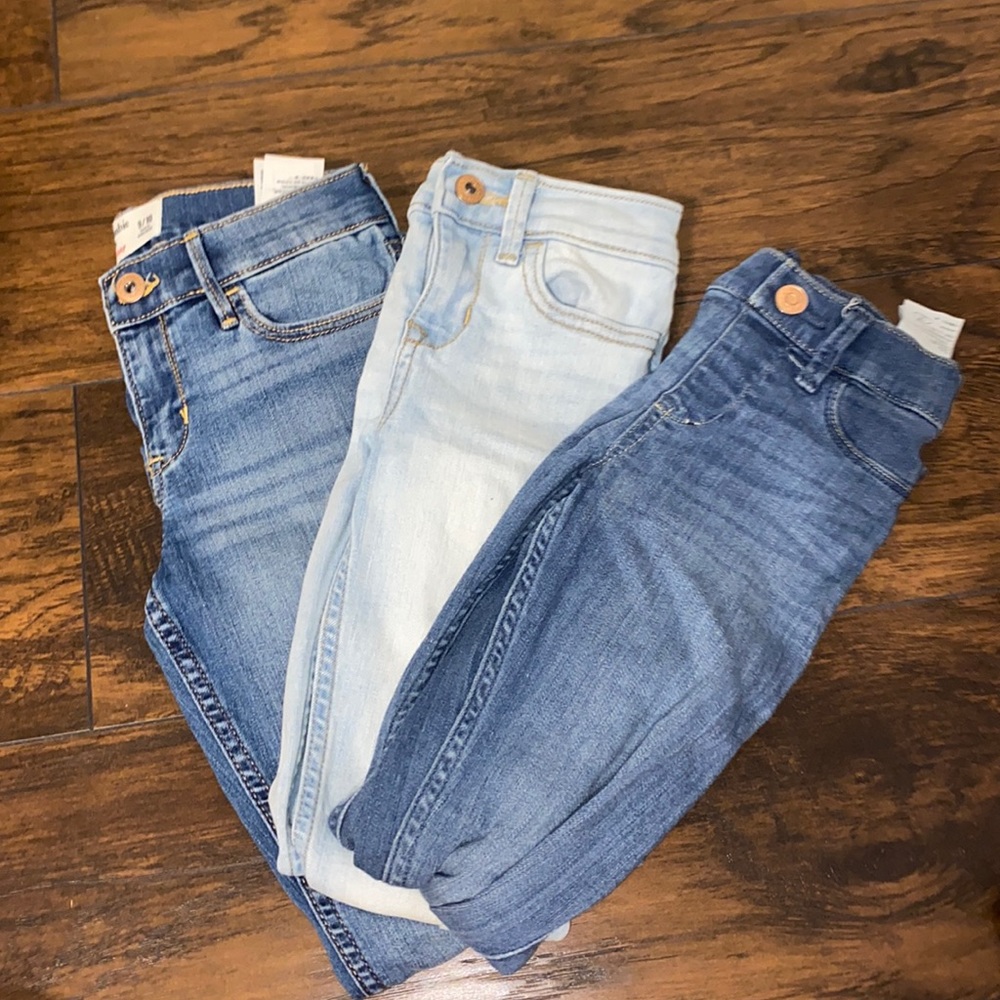 Abercrombie kids slim jeans size 9-10 3 PACK!!!